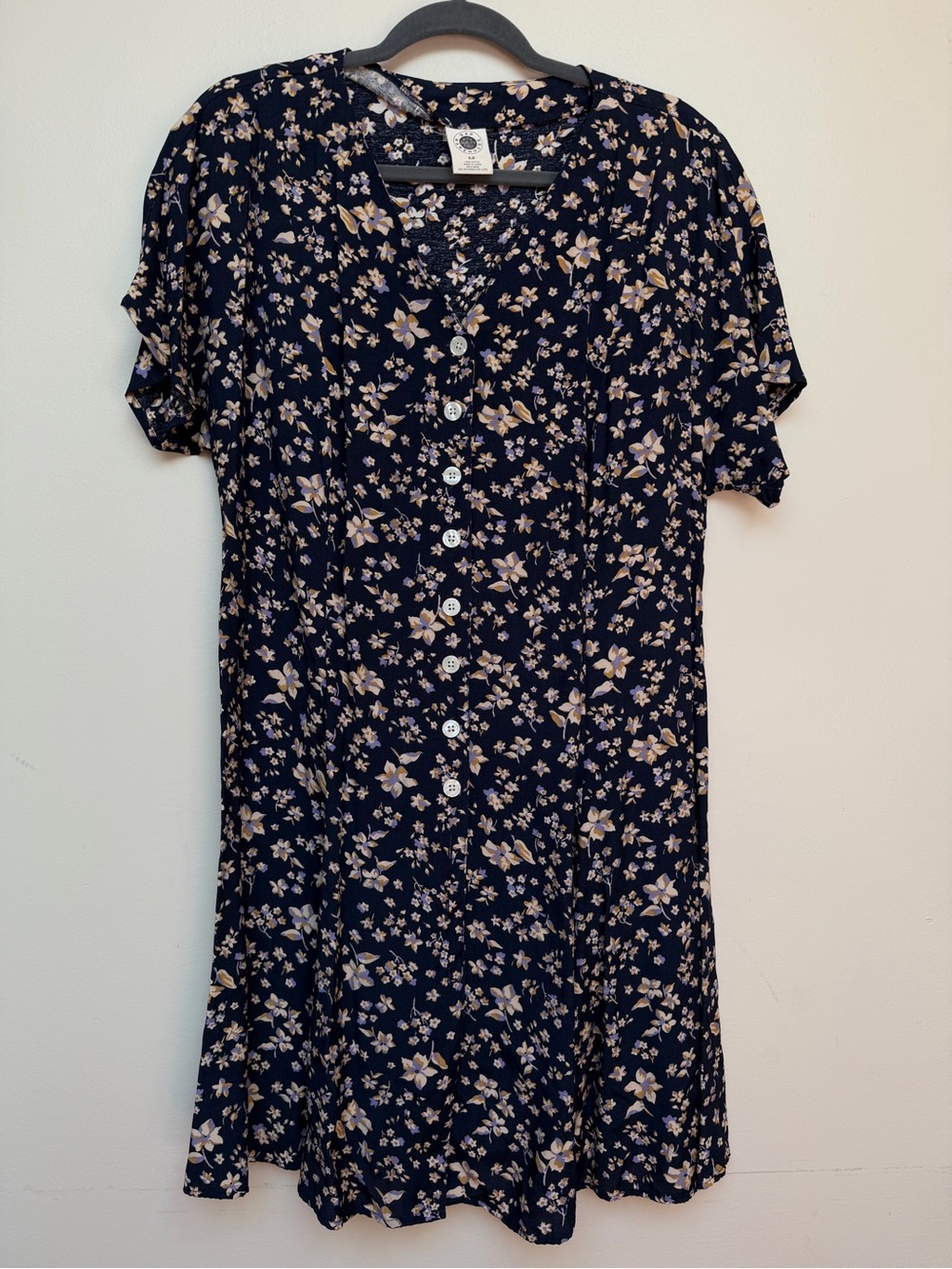 90s vtg Gap Warehouse Floral Dress | Size M